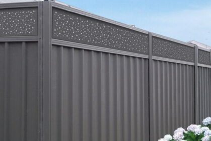 Colorbond Lattice Fence